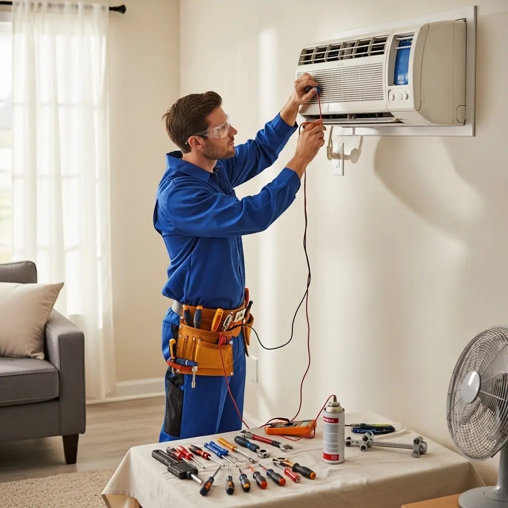 Erenler Eminçelik Eminçelik klima gaz dolumu ve bakım – Enerji verimliliği artırıldı. - Teknik servis örneği